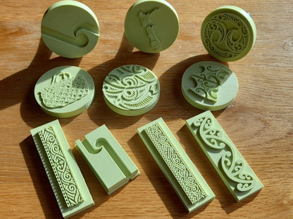 Maori Theme Fondant Stamps
