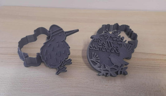 Kiwi Christmas Cookie Cutters