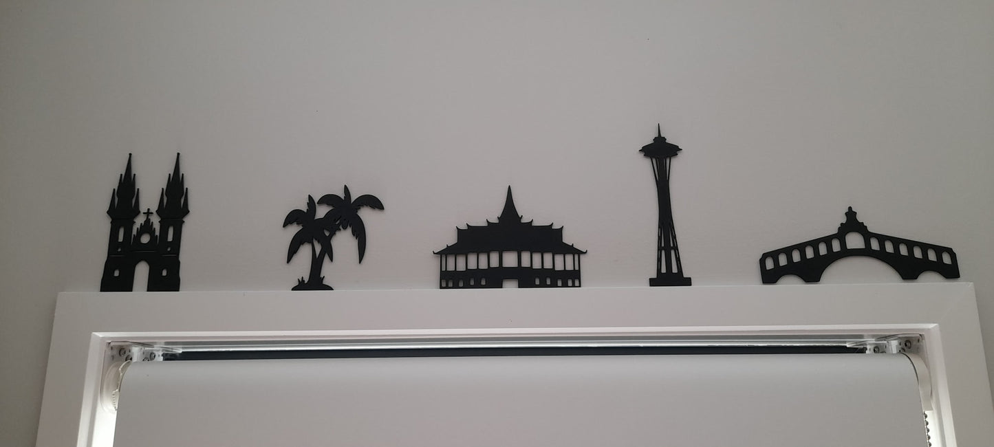 Travel Silhouettes - Wall Art