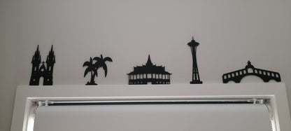 Travel Silhouettes - Wall Art