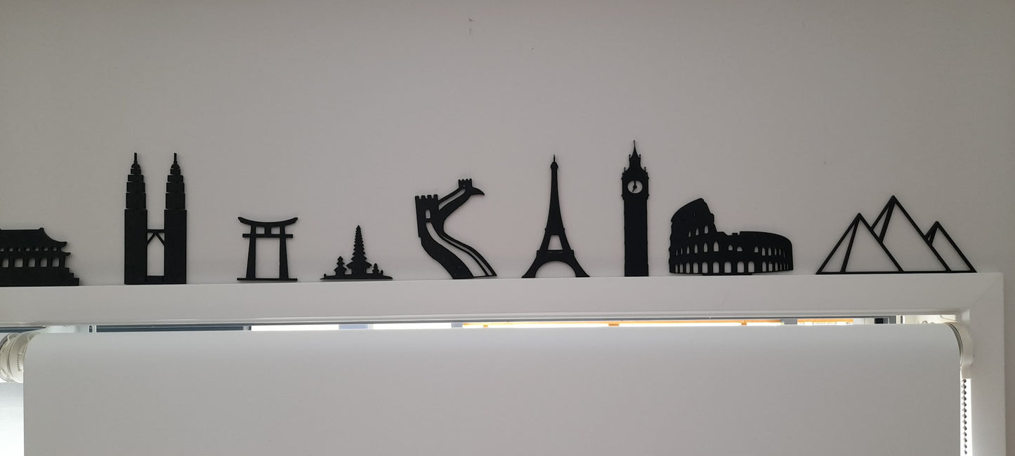 Travel Silhouettes - Wall Art