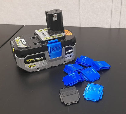 Ryobi Personalised Battery Release Buttons