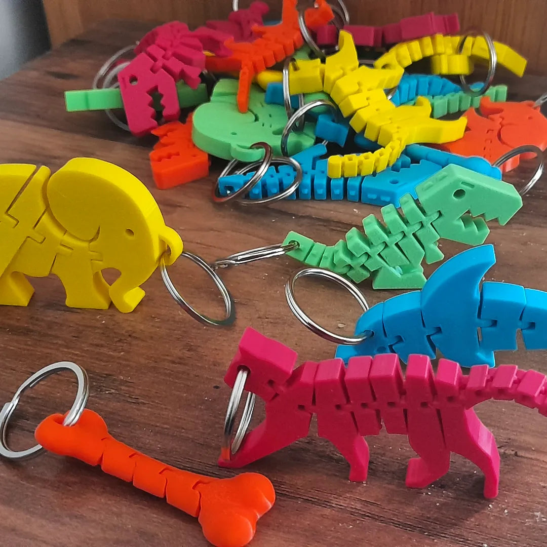 Articulated Animal Key Chains – Davis Custom 3D Prints