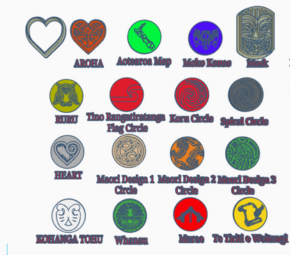 Māori Theme Fondant Stamps