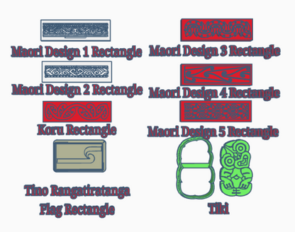 Māori Theme Fondant Stamps