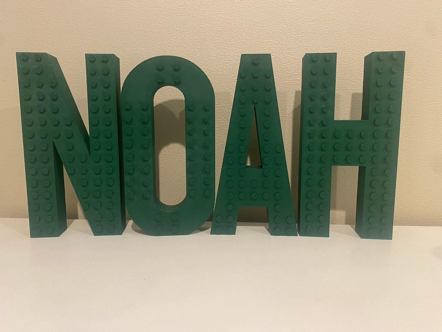 CUSTOM LEGO COMPATIBLE BLOCK LETTERS - Wall Mount or Free Standing!