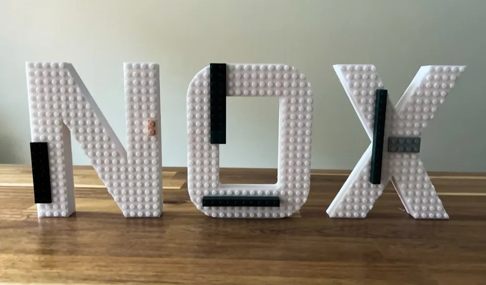 CUSTOM LEGO COMPATIBLE BLOCK LETTERS - Wall Mount or Free Standing!