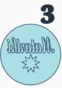 Matariki Theme Fondant Stamps