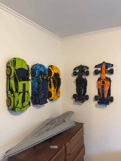 Lego F1 Model Display Wall Mounts