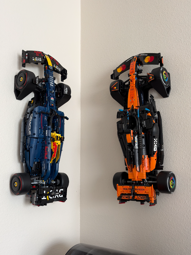 Lego F1 Model Display Wall Mounts
