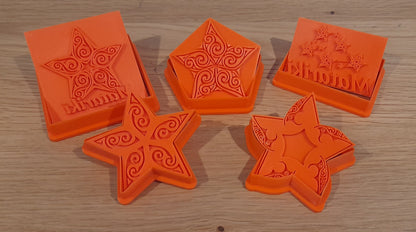 Matariki Cookie Cutters & Stamps
