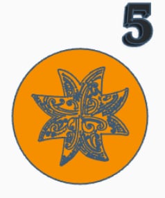 Matariki Theme Fondant Stamps
