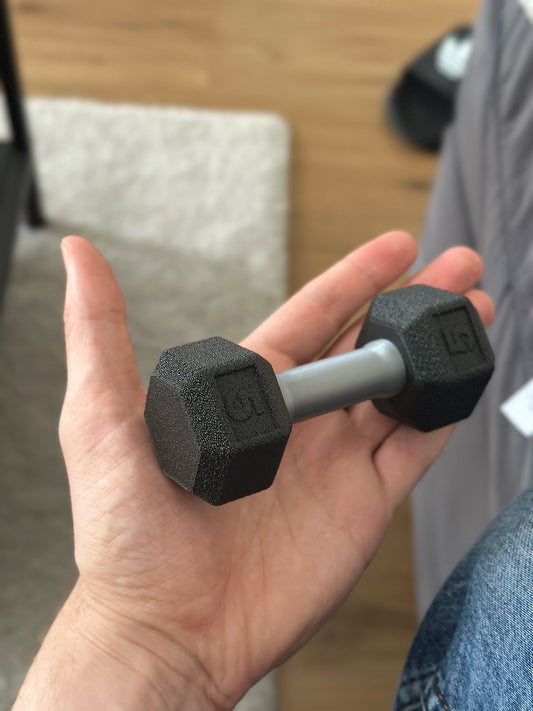Dumbbell Baby Rattle