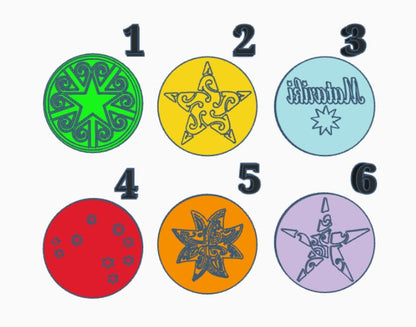 Matariki Theme Fondant Stamps