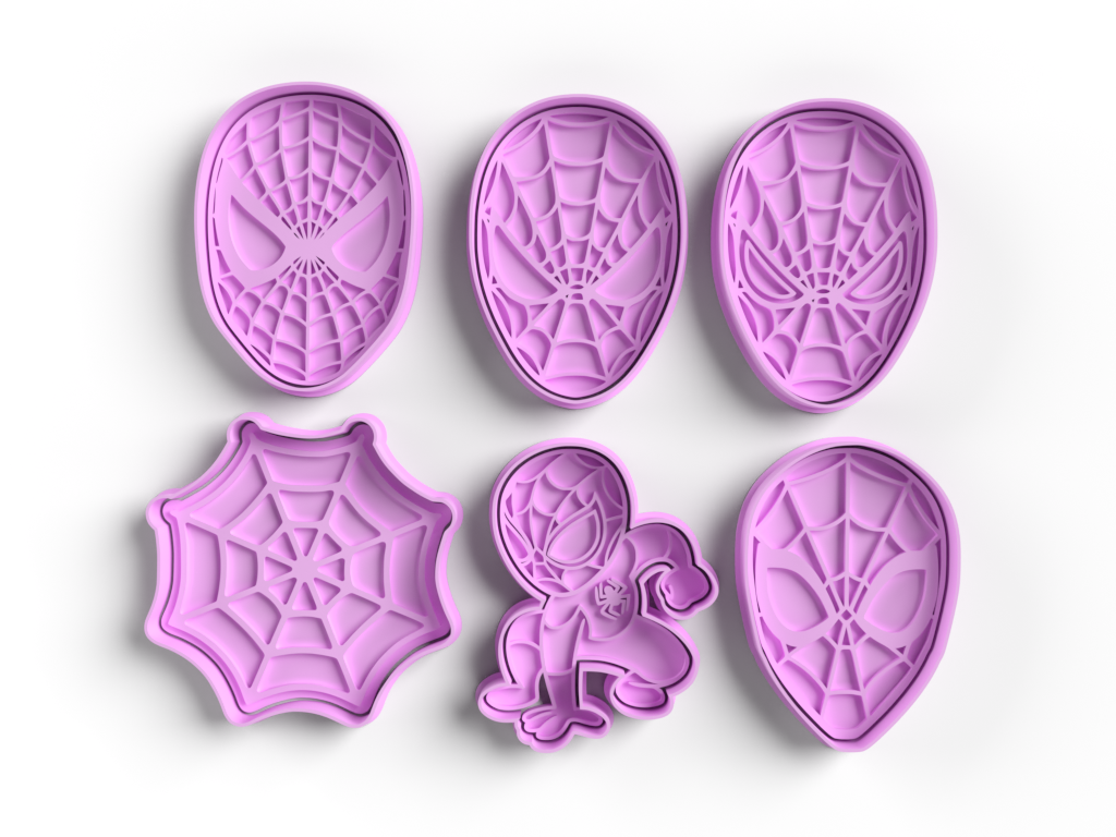 Spiderman Cookie Cutters and Stamps