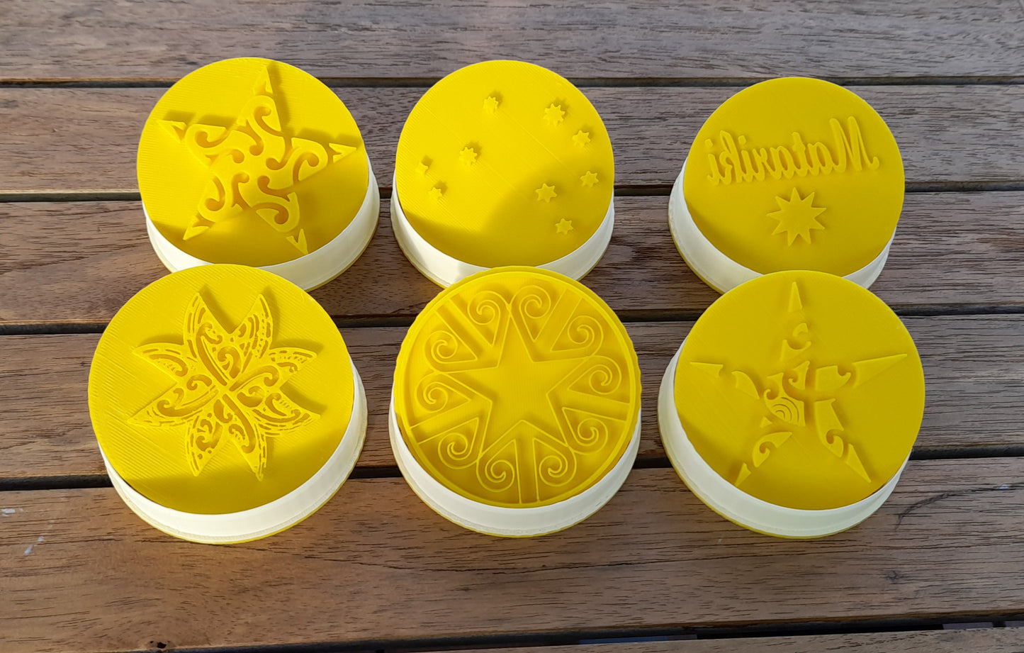 Matariki Theme Fondant Stamps