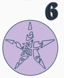 Matariki Theme Fondant Stamps